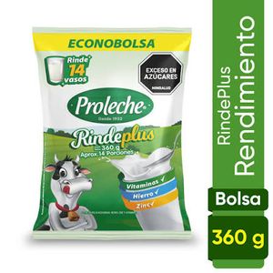 Leche PROLECHE en polvo azucarada (360 gr)