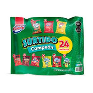 Pasabocas SUPER RICAS surtido campeón (24 und)