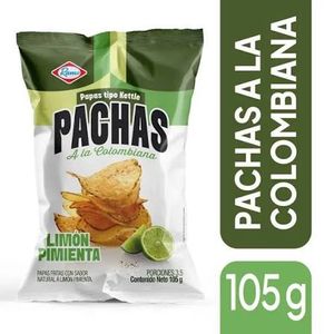 Papas RAMO tipo kettle limón pimienta (105 gr)