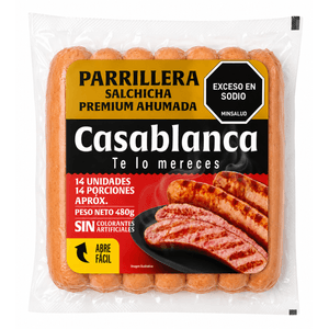 Salchicha Casablanca Parrilla Premium 480 G