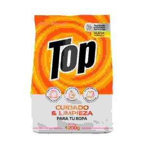 Detergente en polvo TOP cuidado y limpieza (4000 gr)