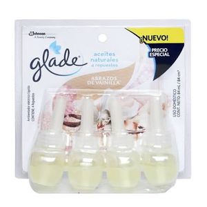 Ambientador GLADE aceites naturales vainilla (84 ml)