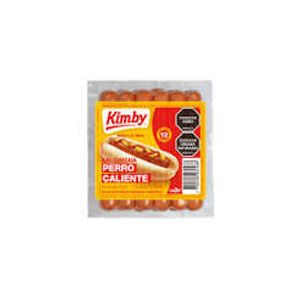 Salchicha KIMBY perro caliente x12und (450 gr)