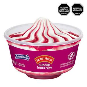 Helado COLOMBINA sundae frutos rojos (90 gr)