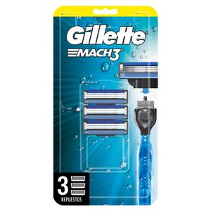Repuestos Gillette Mach3 Aqua Grip x 3 und