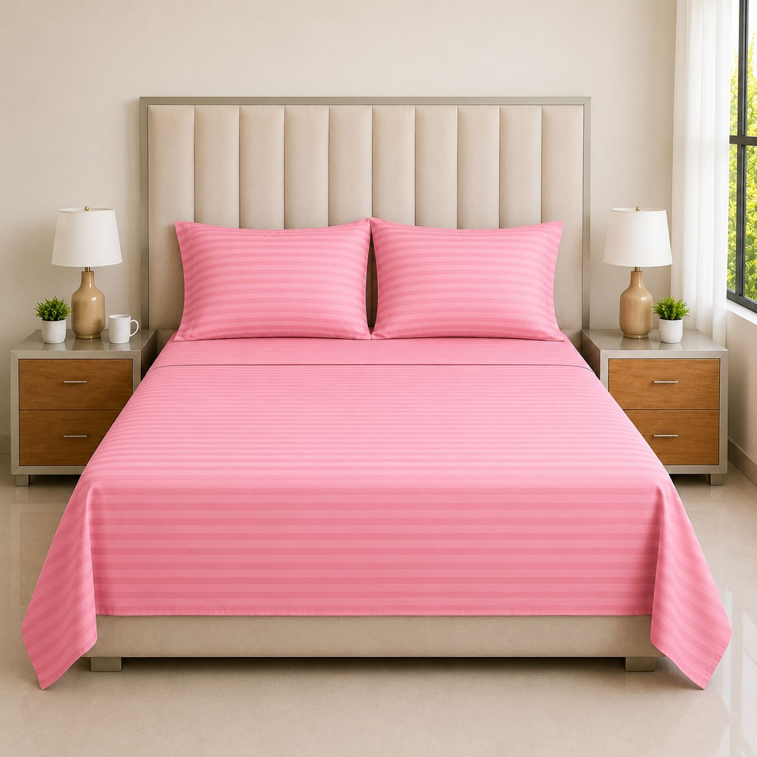 Juego de Sábanas Microfibra Cama King Unicolor