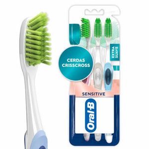 Cepillo de dientes ORALB encías detox extra suave (3 und)
