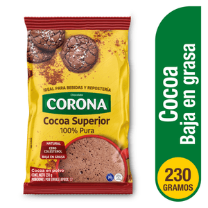 Cocoa CORONA en polvo (230 gr)