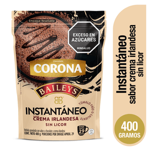 Chocolate CORONA baileys instantáneo (400 gr)