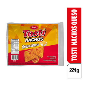 Nachos TOSTI queso intenso (224 gr)