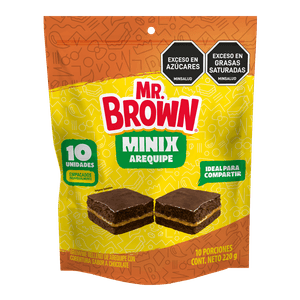 Minix Brownie Mr brownie Arequipe (220g)