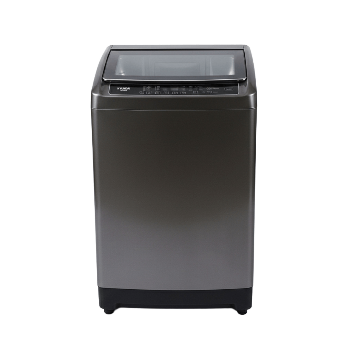 Lavadora Carga Superior Hyundai 22 Kg (48 libras) Automática Inteligente Gris Oscura HYWM22K