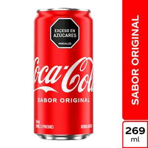 Gaseosa COCA COLA original (269 ml)