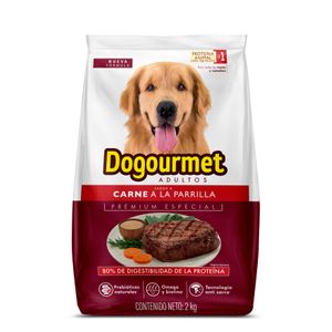 Alimento Perro Dogourmet Adulto Carne Parrilla 2 Kg