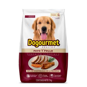 Alimento Perro Dogourmet Adultos Pavo Pollo 2 Kg