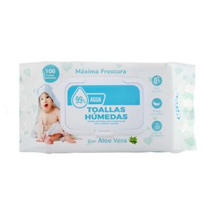 Toallas Hum Suppra Care 99% Agua X100Un