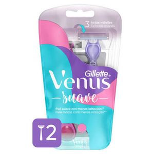 Máquina de Afeitar Venus Desechable Mujer Simple Rosa X2 Unds