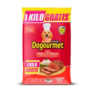 Alimento Perro Dogourmet Adultos Carne a la Parrilla 9 Kg
