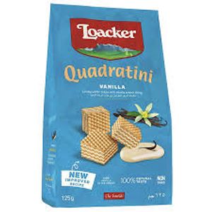 Galleta Loacker Wafer Quadratini Vainilla 125 G