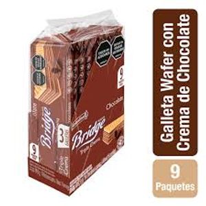 Galletas Bridge Chocol Tri.Crema 9Und 409.5g