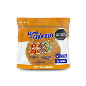 Arepa Don Maíz Chócolo 350 G X4 Unds
