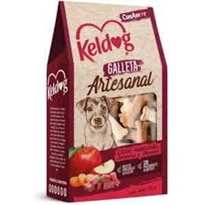Galletas artesanales Keldog carne, zanahoria y manzana (150 gr)