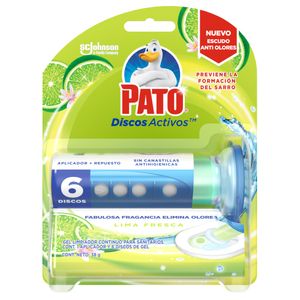 Desinfectante Inodoro Pato Discos Activos Citrico con Aplicador 36ml