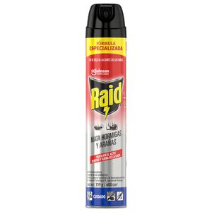 Insecticida Raid en Aerosol Mata Hormigas & Arañas 400ml
