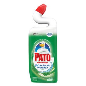 Desinfectante PATO gel acción profunda inodoros pino (500 ml)