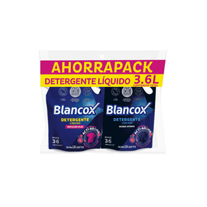 Detergente Líquido Blancox Regular 1800 Ml + Ropa Oscura 1800 Ml