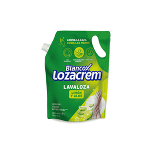 Lava Loza Líquido Lozacrem Limón & Aloe 1.5 Lt