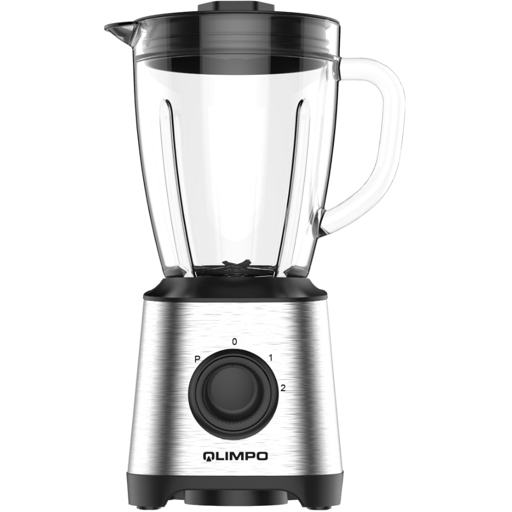 Licuadora Olimpo 1,5 Lt Vaso de Vidrio 3 Velocidades Inoxidable Olsa-Tm-Tb1040Bn
