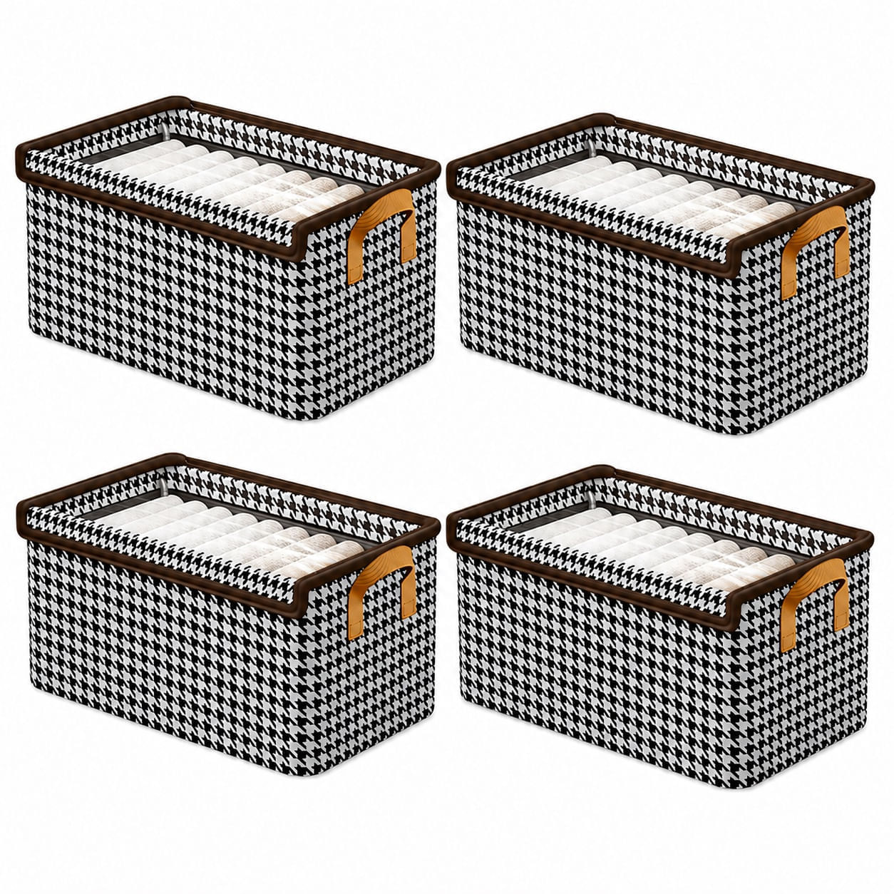 Cestos Organizadores Plegables Multifuncional Set x4 Diseño