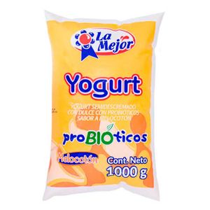 Yogurt La Mejor Melocotón 1 Lt