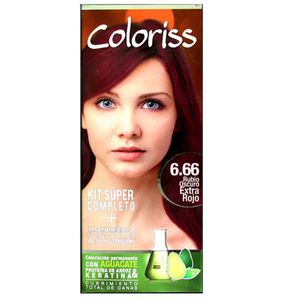 Tinte COLORISS rubio oscuro extra rojo N.° 6.66