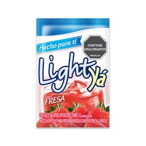Instantaneo Light Ya Fresa 1.5 Litros Sobre 10 g
