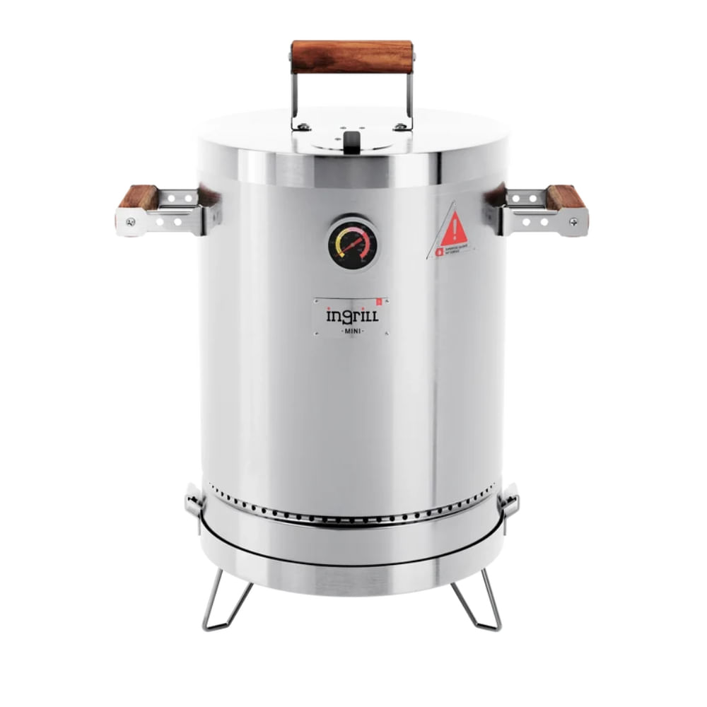 Ahumador y Barril Asador Ingrill Mini 6 Libras