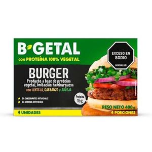 Hamburguesa Bgetal Proteína Vegetal 400 G X4 Unds