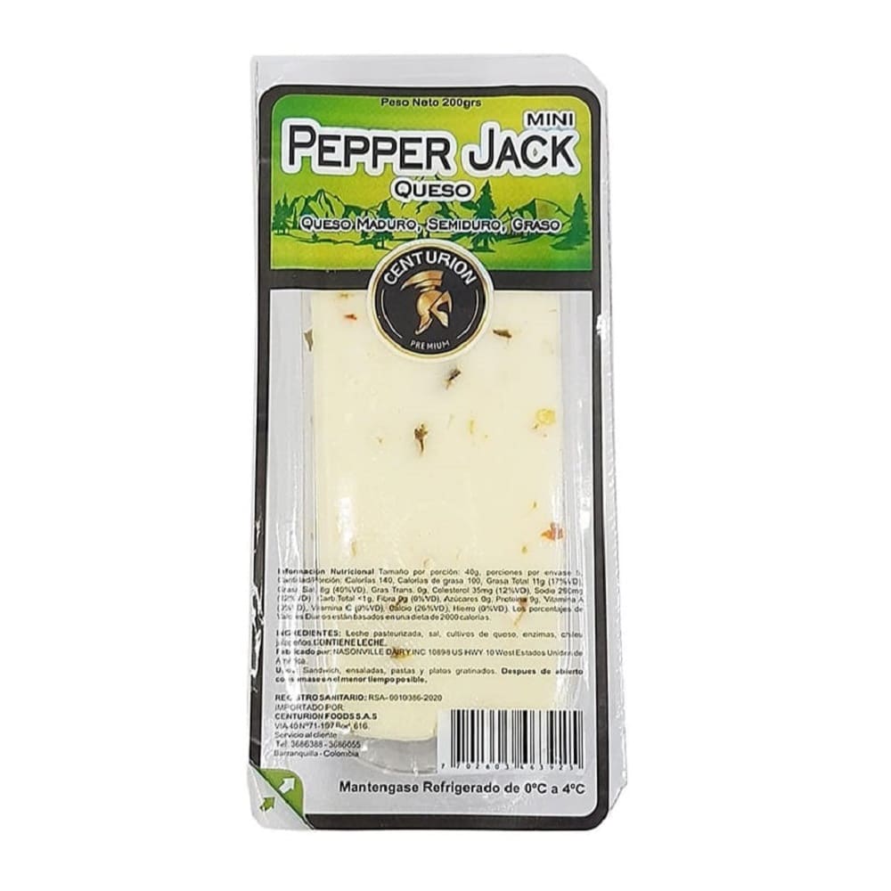 Imagen de MINI BLOQ PEPPER JACK CENTURION 200g