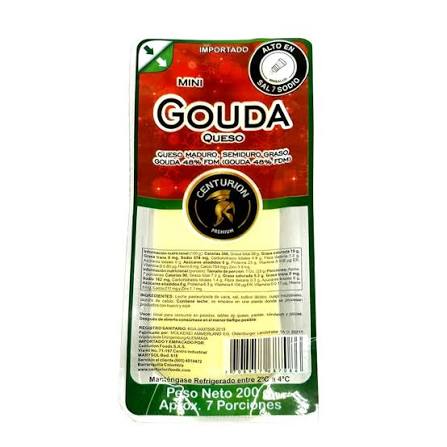 Imagen de MINI QSO GOUDA NAT CENTURION 200g