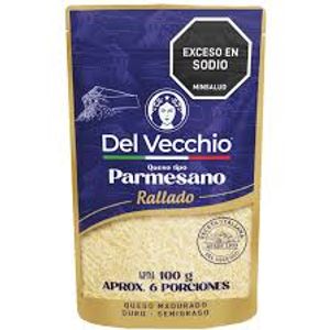 Queso DEL VECCHIO tipo parmesano rallado (100 gr)