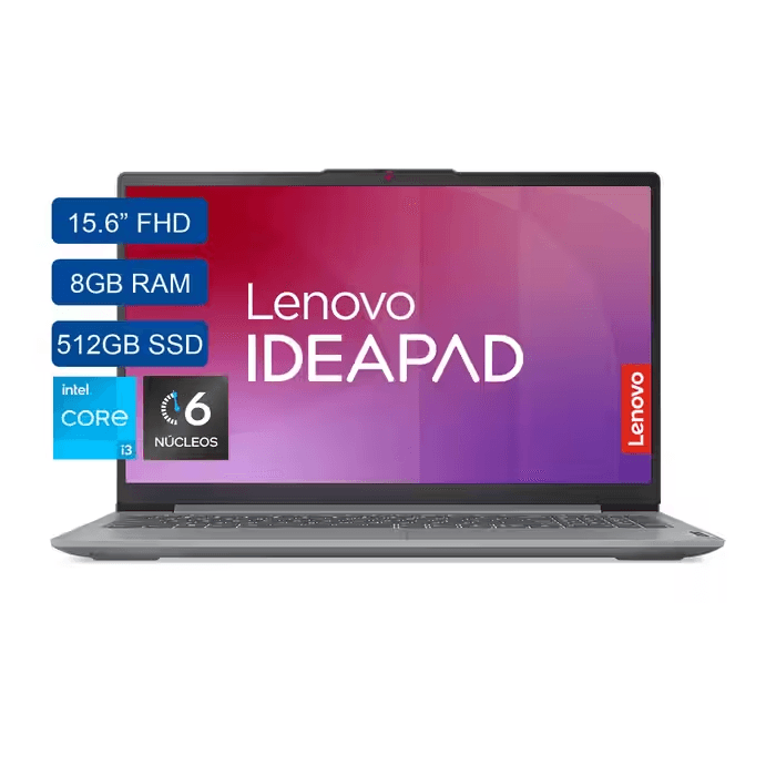 Computador Portátil Lenovo IdeaPad Slim 3 - 15.6 Pulgadas Intel Core i3 RAM 8GB Disco SSD 512GB
