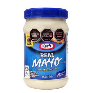 Mayonesa KRAFT suave y cremosa (443 ml)