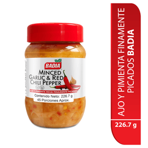 Condimentos BADIA ajo pimienta roja (226.7 gr)