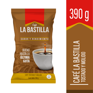 Café LA BASTILLA tostado y molido (390 gr)