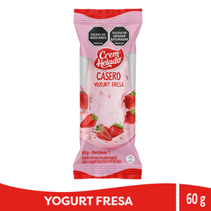 Helado CREM HELADO casero yogurt fresa (60 gr)