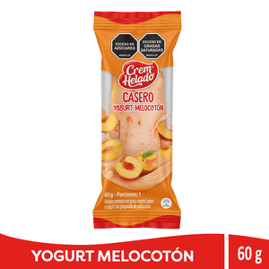 Helado CREM HELADO casero yogurt melocotón (60 gr)