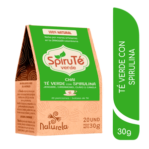 Chai Te Verde Spirute Con Spirulina X 20und