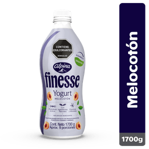 Yogur alpina finesse melocoton 1700g
