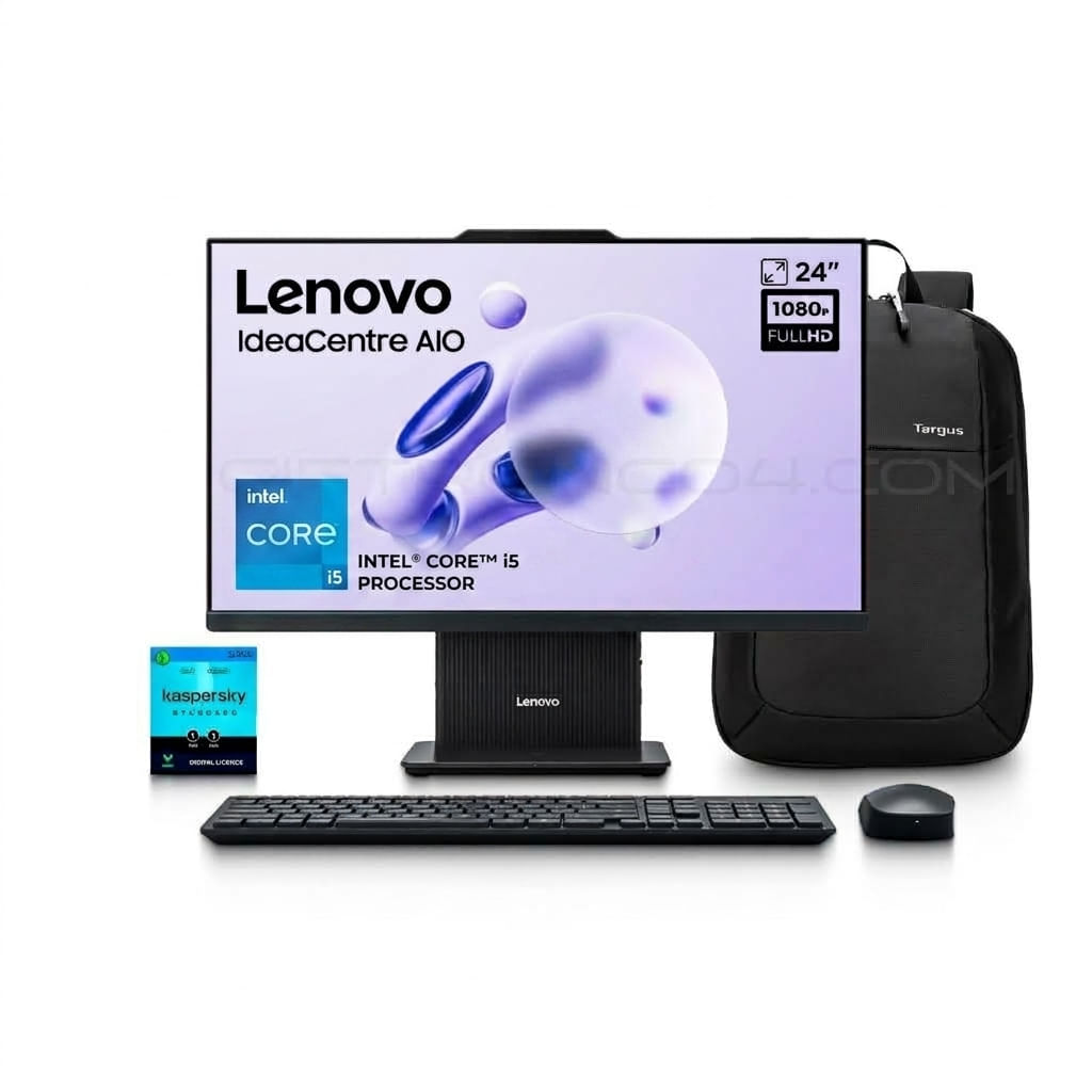Computador All In One Lenovo IdeaCentre 24IRH9 Intel Core i5-13420H Ram 8Gb - 512 GB FHD + Morral Targus + Kaspersky